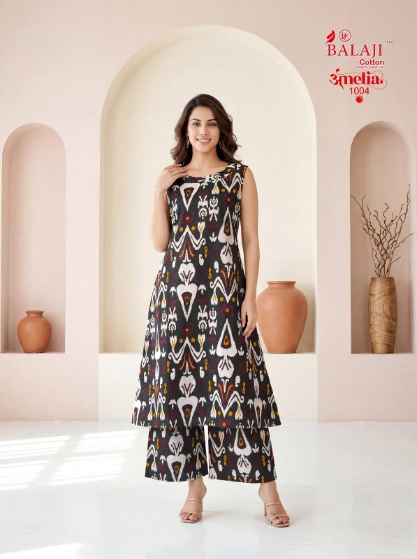 Balaji amelia vol-1 sleeveless coord set clothing wholesalers in india